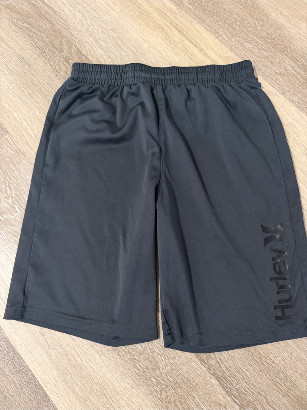 Hurley Boys Black Athletic Dri-Fit Shorts, Size L
